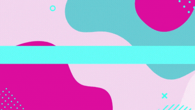 A Pink And Blue Graphic With The Words " One New Marketing Strategy For Your Business Growth " GIF