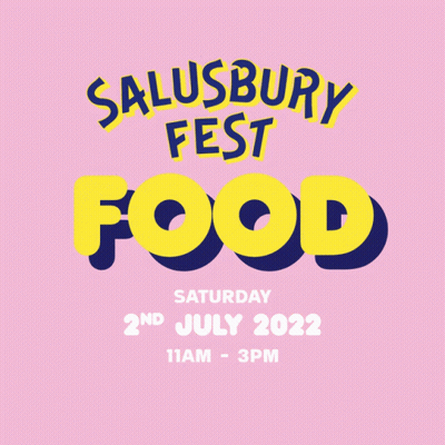 A Pink And Yellow Poster For Salsbury Fest Animals On Saturday July 2Nd 2022 GIF