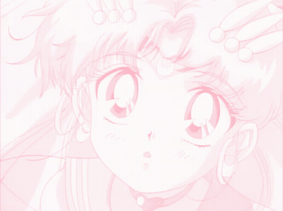 A Pink Background With A Drawing Of A Girl With A Crown On Her Head GIF
