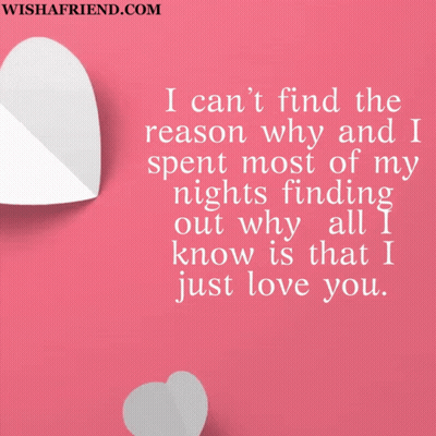 A Pink Background With A Quote That Says I Can 'T Find The Reason Why GIF