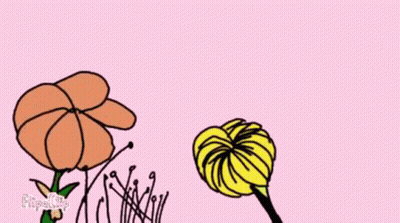 A Pink Background With Flowers And The Words You Are Beautiful GIF