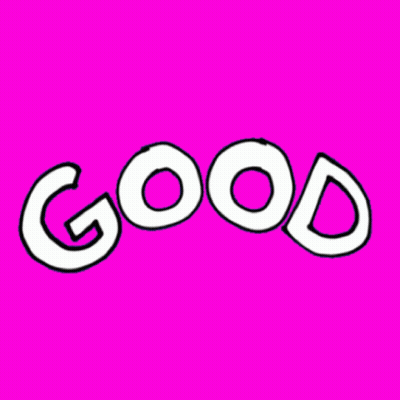 A Pink Background With The Word Morning Written In White GIF