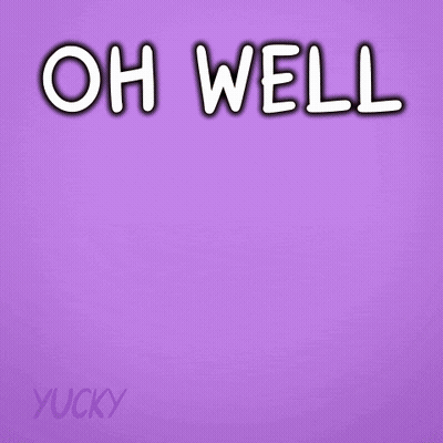 A Pink Duck Wearing A Hat And Gloves With The Words Oh Well Above It GIF