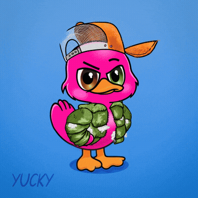 A Pink Flamingo Holding A Baseball Bat With The Words " Do N't Test Me " Written Above It GIF