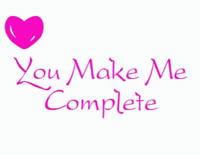 A Pink Heart With The Words " You Make Me Completely Miserable " Below It GIF