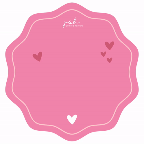 A Pink Sticker That Says We Made It On It GIF