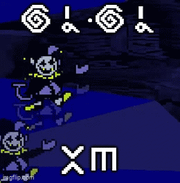 A Pixel Art Drawing Of A Cartoon Character With The Word Ex On The Bottom GIF