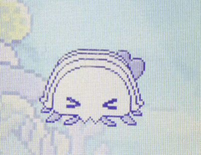 A Pixel Art Drawing Of A Dog With A Heart On Its Head GIF
