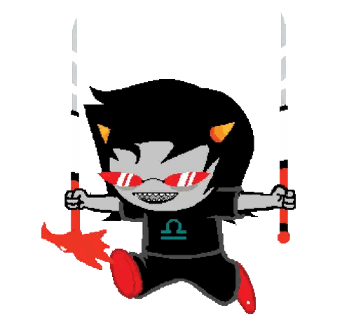 A Pixel Art Drawing Of A Girl With A Libra Shirt Sticker