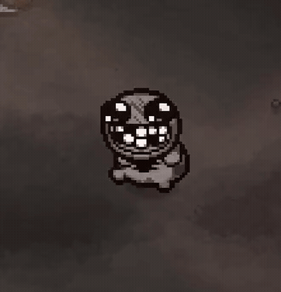 A Pixel Art Drawing Of A Monster With A Huge Mouth . GIF
