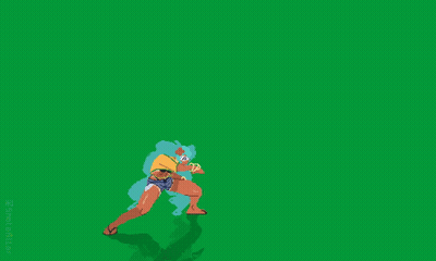 A Pixel Art Drawing Of A Person Doing A Handstand In Front Of The Brazilian Flag GIF