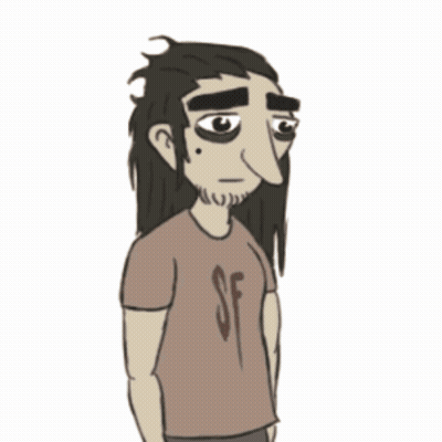 A Pixel Art Drawing Of A Person With A Huge Explosion Behind Them GIF
