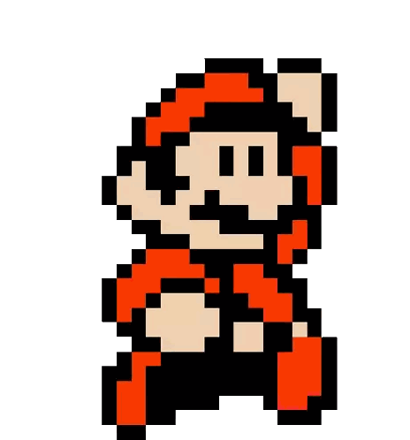 A Pixel Art Drawing Of A Raccoon Holding A Sword . Sticker