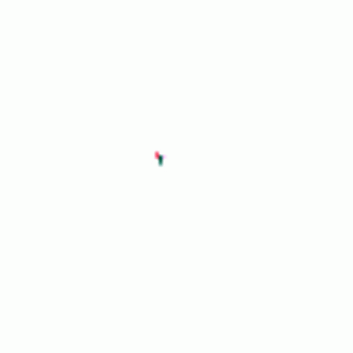 A Pixel Art Drawing Of A Rainbow Colored Triangle On A White Background GIF