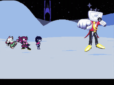 A Pixel Art Drawing Of A Robot With A Microphone On Its Head GIF