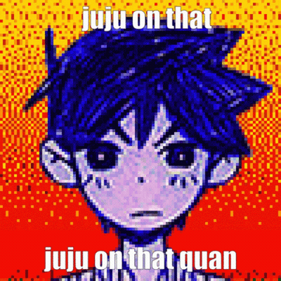 A Pixel Art Of A Boy With Juju On That Juju On That Quan GIF
