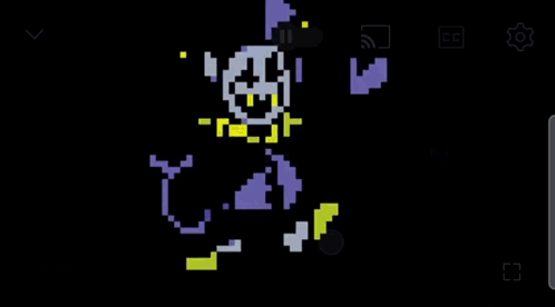 A Pixel Art Of A Cartoon Character On A Black Screen . GIF