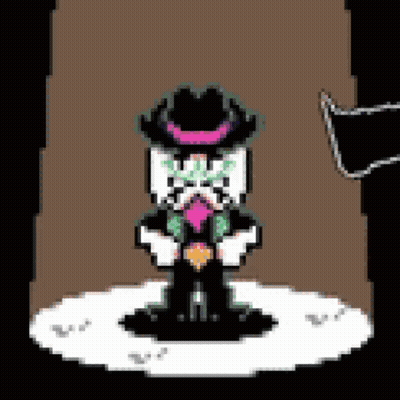 A Pixel Art Of A Cat Wearing A Cowboy Hat GIF