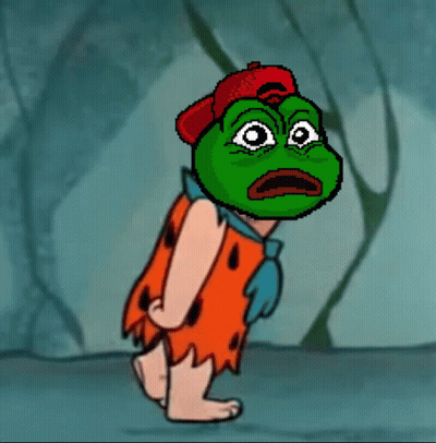 A Pixel Art Of A Frog Wearing A Red Hat GIF