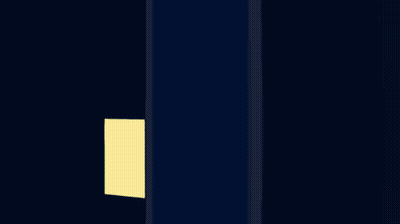 A Pixel Art Of A Futuristic City With A Waterfall In The Middle GIF