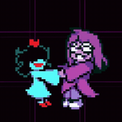 A Pixel Art Of A Girl Holding A Little Girl . GIF