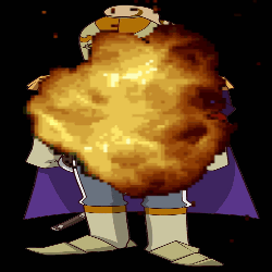 A Pixel Art Of A Knight With A Sword And A Shield GIF