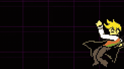 A Pixel Art Of A Man Saying " Heh How Did You Like My Jarona " GIF