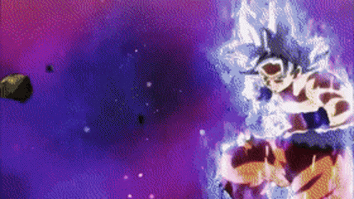 A Pixel Art Of A Person In A Purple And Pink Background GIF