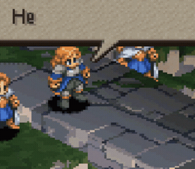A Pixel Art Of A Person With The Word He On The Bottom GIF