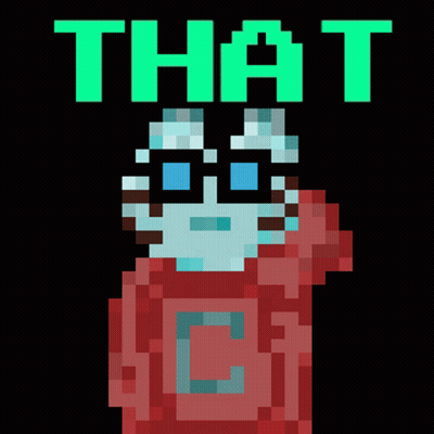 A Pixel Art Of A Skeleton Wearing Sunglasses And A Red Hoodie With The Word Easy Below It GIF