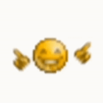 A Pixel Art Of A Smiley Face With Wings Coming Out Of It On A White Background . GIF