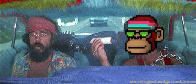A Pixel Art Of Two Men In A Car With Standingtribepige Tumblr.com GIF