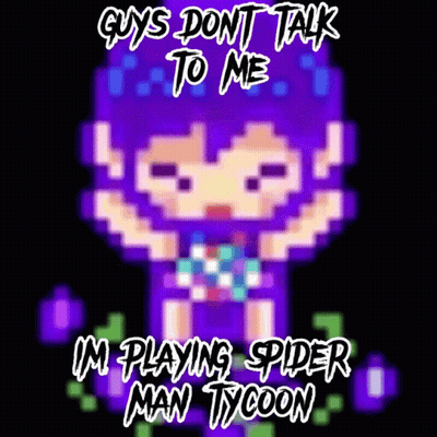 A Pixel Art Poster That Says Guys Don T Talk To Me GIF