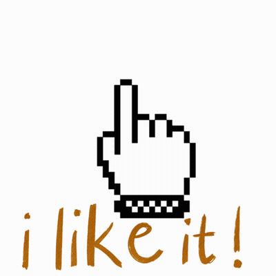 A Pixelated Hand Giving The Middle Finger And The Words I Like It Below It GIF