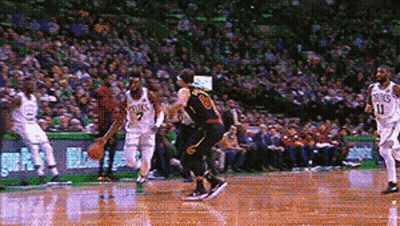A Pixelated Image Of A Basketball Game With A Player Wearing A Number 20 Jersey GIF