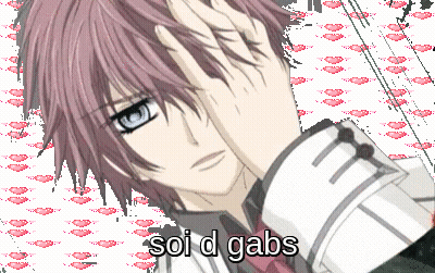A Pixelated Image Of A Boy With The Words Soi D Gabs On The Bottom GIF