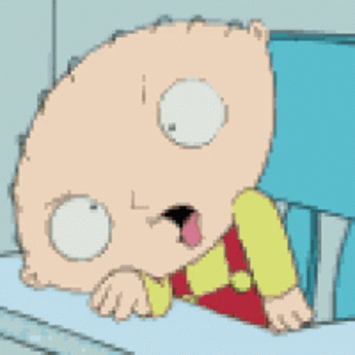 A Pixelated Image Of A Cartoon Character With His Tongue Hanging Out GIF
