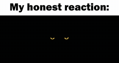 A Pixelated Image Of A Circle With The Words " My Honest Reaction " Below It GIF