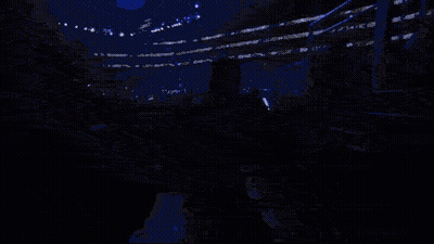 A Pixelated Image Of A Man In A Blue Jacket GIF