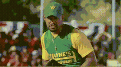 A Pixelated Image Of A Man Wearing A Green And Yellow Wayne 'S Software Jersey GIF