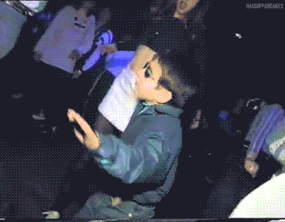 A Pixelated Image Of A Person With A Tattoo On Their Face That Says Mr GIF