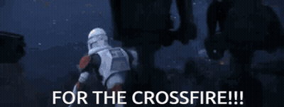 A Pixelated Image With The Words For The Crossfire Written On It GIF