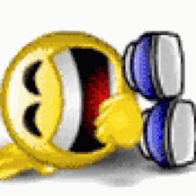 A Pixelated Smiley Face With The Number 8 Behind It GIF