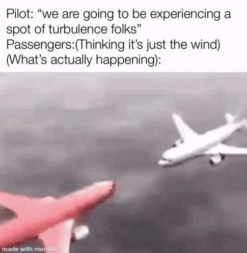 A Plane Is Flying In The Sky And A Person Is Pointing At It GIF