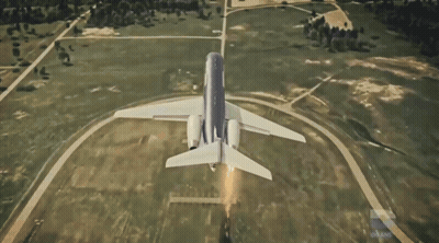 A Plane Is Flying Over A Field With The Letters Cnn Visible In The Corner GIF