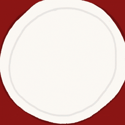 A Plate With Gingerbread Cookies That Say Stay Home GIF