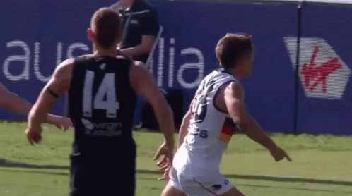 A Player With The Number 14 On Their Jersey GIF