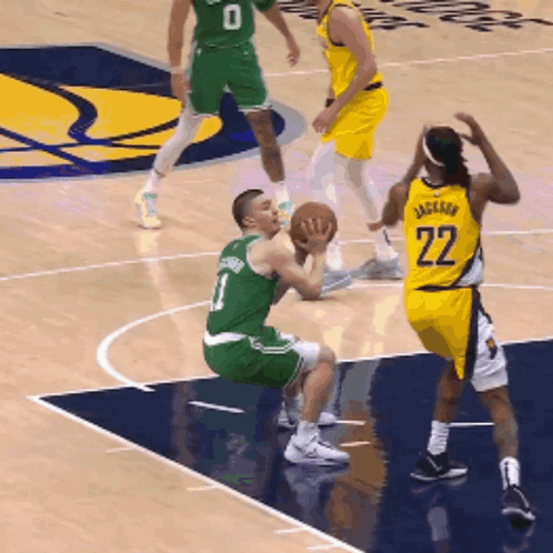A Player With The Number 22 On Their Back GIF