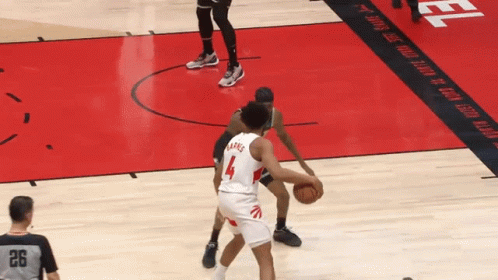 A Player With The Number 4 On His Jersey GIF
