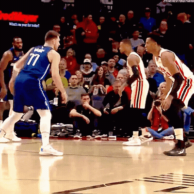 A Player With The Number 77 On His Jersey GIF
